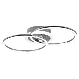 Φωτιστικό Οροφής - Πλαφονιέρα Venida R62783406 50x30x7cm Dim Led 3000Lm 25W Chrome RL Lighting