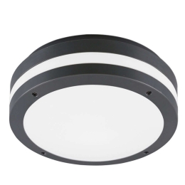 Φωτιστικό Οροφής - Πλαφονιέρα Kendal R62151142 30x9cm Led 1180Lm 11W Anthracite-White RL Lighting Πλαστικό