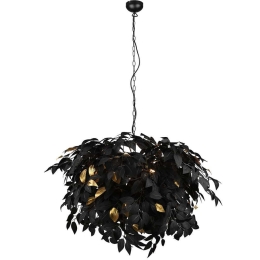 Φωτιστικό Οροφής Leavy R10464032 70x150cm 4xE14 28W Black-Gold RL Lighting