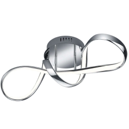 Φωτιστικό Οροφής - Πλαφονιέρα Perugia R67091106 60x18x22cm Led 3400Lm 28W Chrome RL Lighting