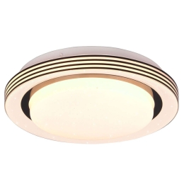 Φωτιστικό Οροφής - Πλαφονιέρα Atria R67042832 Φ27x7cm Dim Led 1080Lm 10,5W Black RL Lighting