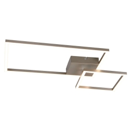 Φωτιστικό Οροφής - Πλαφονιέρα Padella R62642407 63x37x7cm Dim Led 3000Lm 25W Nickel RL Lighting