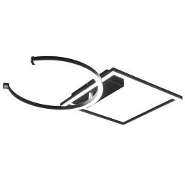 Φωτιστικό Οροφής - Πλαφονιέρα Pivot R62162432 42x54x7cm Dim Led 3000Lm 23,5W Black RL Lighting