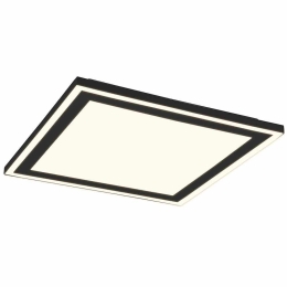 Φωτιστικό Οροφής - Πλαφονιέρα Carus R67214332 43x43x3cm Led 3100Lm 20W Black RL Lighting