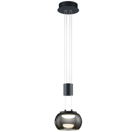 Φωτιστικό Οροφής Madison 342010132 Φ18x150cm Dim Led 900Lm 8W Black Trio Lighting