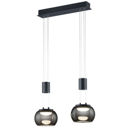 Φωτιστικό Οροφής - Ράγα Madison 342010232 52x18x150cm Dim 2xLed 900Lm 8W Black Trio Lighting