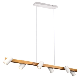 Φωτιστικό Οροφής - Ράγα Marley 312490631 115x20x150cm 6xGU10 35W Natural-White Trio Lighting