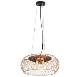 Φωτιστικό Οροφής Tamil 311100308 Φ50x150cm 3xE27 40W Brass Trio Lighting