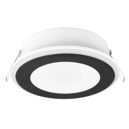 Σποτ Χωνευτό Aura 652410132 Φ14x3cm Led 1040Lm 10W 3000K Black Trio Lighting Στρόγγυλο