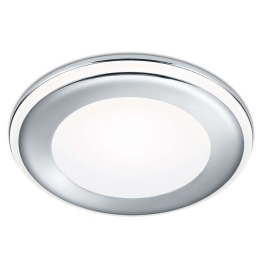 Σποτ Χωνευτό Aura 652410106 Φ14x3cm Led 1040Lm 10W 3000K Chrome Trio Lighting Στρόγγυλο