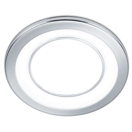 Σποτ Χωνευτό Core 652610106 Φ14x3cm Led 1040Lm 10W 3000K Chrome Trio Lighting Στρόγγυλο