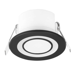 Σποτ Χωνευτό Core 652510132 Φ8x3cm Led 450Lm 5W 3000K Black Trio Lighting Στρόγγυλο