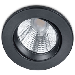 Σποτ Χωνευτό Pamir 650510132 Φ8x5cm Dim Led 345Lm 5,5W 3000K Black Trio Lighting Στρόγγυλο