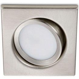 Σποτ Χωνευτό Rila 650210107 8x8x3cm Led 450Lm 5W 3000K Nickel Trio Lighting Τετράγωνο