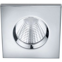 Σποτ Χωνευτό Zagros 650610106 8x8x5cm Dim Led 345Lm 5,5W 3000K Chrome Trio Lighting Τετράγωνο