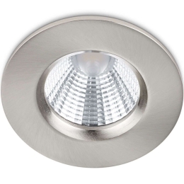 Σποτ Χωνευτό Zagros 650710107 Φ8x5cm Dim Led 345Lm 5,5W 3000K Nickel Trio Lighting Στρόγγυλο