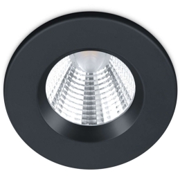 Σποτ Χωνευτό Zenia 680710132 Φ8x5cm Dim Led 345Lm 5,5W 3000K Black Trio Lighting Στρόγγυλο