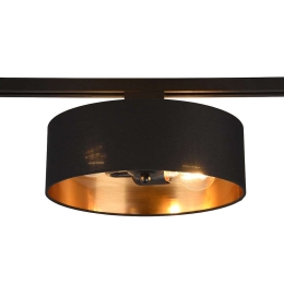Σποτ Ράγας Duoline 76820280 Φ30x16cm 2xE27 25W Black-Gold Trio Lighting