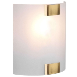 Φωτιστικό Τοίχου - Απλίκα  Pura 212700104 20x20cm 1xE27 40W Brass-White Trio Lighting