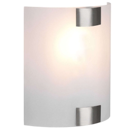Φωτιστικό Τοίχου - Απλίκα  Pura 212700107 20x20cm 1xE27 40W Nickel-White Trio Lighting