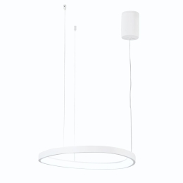 Φωτιστικό Οροφής Κρεμαστό Led-Klapton-S45-BCO 6160lm 3000/4000/6500K 150x45x3,5cm White Luce Ambiente Design