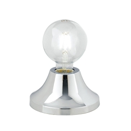 Επιτραπέζιο Φωτιστικό I-Vesevus-L E27 15x8cm Chrome Luce Ambiente Design