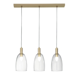 Φωτιστικό Οροφής - Ράγα I-Brandy-S3 E14 150x72x14cm Gold Luce Ambiente Design