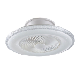 Ανεμιστήρας Οροφής Με Φως LED-Borea-INT 4450lm 60x60x22cm White Intec Διάμετρος 60cm