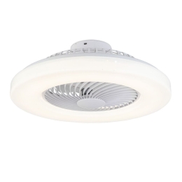 Ανεμιστήρας Οροφής Με Φως LED-Scrirocco-INT 4450lm CCT 60x20cm White Intec Διάμετρος 60cm