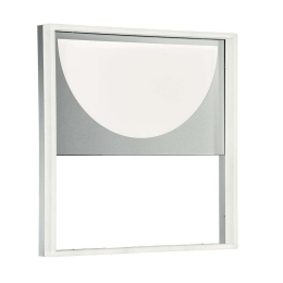 Φωτιστικό Οροφής - Πλαφονιέρα Art PL.ART/GR-SILVER 50x9x50cm 40W Led Silver Ondaluce