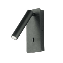 Φωτιστικό Τοίχου - Απλίκα Telescope AP.TELESCOPE/NERO 7x15/3x17cm Led 3W 3000K Black Ondaluce