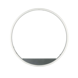Φωτιστικό Τοίχου Minus PL.MINUS/PC-SILVER Φ60x6cm 48W Led Dimmable Silver Ondaluce
