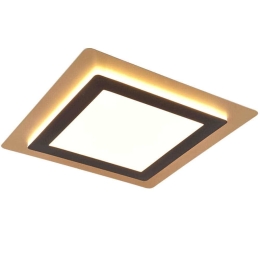 Πάνελ Led Morgan 641510280 45x45x4cm 1xSMD-LED 46W Black-Gold Trio Lighting Τετράγωνο