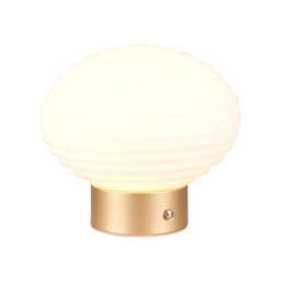 Φωτιστικό Επιτραπέζιο Earl R57771101 15x14cm 1xSMD 1,5W 100lm 3000K Brass-White RL Lighting