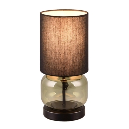 Φωτιστικό Επιτραπέζιο Elio 517800115 13x28cm 1xE27 40W Black-Green Trio Lighting