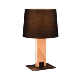Φωτιστικό Επιτραπέζιο Rahul 547610232 28x50cm 1xE27 3000K Black-Natural Trio Lighting