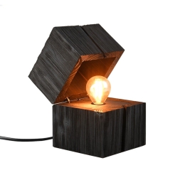 Φωτιστικό Επιτραπέζιο Treasure 514110102 12x12x16cm 1xE14 LED 2W 225lm 2700K Black Trio Lighting
