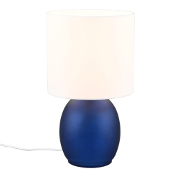 Φωτιστικό Επιτραπέζιο Vela 517900112 18x29cm 1xE14 10W Blue-White Trio Lighting