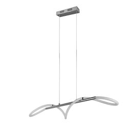 Φωτιστικό Οροφής - Ράγα Argos R32361106 SMD 3500lm 4000K 105x150x34cm Chrome-White RL Lighting