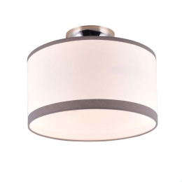 Φωτιστικό Οροφής - Πλαφονιέρα Davos R61552006 2xE14 22x30cm White-Chrome RL Lighting