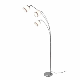 Φωτιστικό Δαπέδου Davos R41553006 3xE14 185x12cm White-Chrome RL Lighting