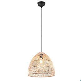 Φωτιστικό Οροφής Κρεμαστό Rike R31131036 E27 150x35cm Natural RL Lighting