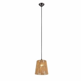 Φωτιστικό Οροφής Κρεμαστό Holm R31041026 E27 150x24cm Brown RL Lighting