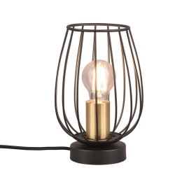 Επιτραπέζιο Φωτιστικό Grid R51371032 E27 21x16cm Black RL Lighting