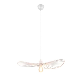 Φωτιστικό Οροφής Κρεμαστό Chapeau R31451031 E27 150x60cm White RL Lighting