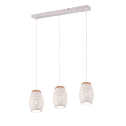 Φωτιστικό Οροφής - Ράγα Bidar R31573031 3xE27 71x150cm White RL Lighting