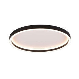 Φωτιστικό Οροφής - Πλαφονιέρα Rotonda R64502132 SMD 2600lm 3000K 5x35cm Black RL Lighting