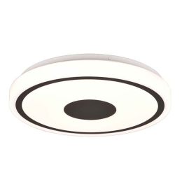 Φωτιστικό Οροφής - Πλαφονιέρα Bunda R64361132 SMD 1900lm 3000K 5x33cm Black-White RL Lighting