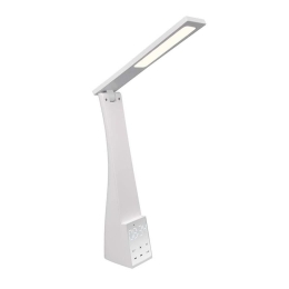 Φωτιστικό Γραφείου Επαναφορτιζόμενο Linus R52681101 Με Ηχείο Και Bluetooth SMD 135lm 4500+6000+3000K 5x41cm White RL Lighting