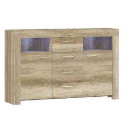 Μπουφές 36116-SK-21 155x96x40cm Natural Μελαμίνη